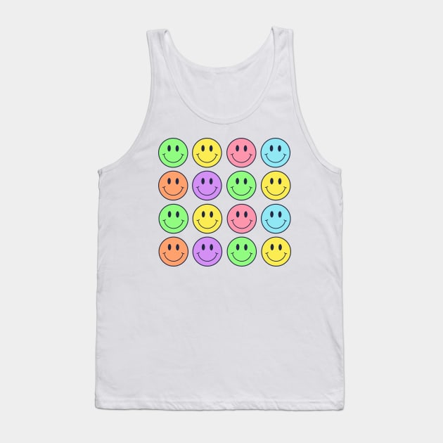 Sweet happy faces Tank Top by Nano-none